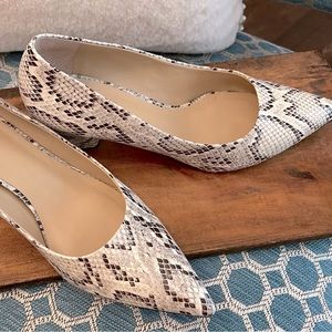 Franco Sarto 9.5M leather pumps.